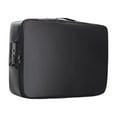 thumbnail image 3 of Fireproof Document Bag Storage Pouch Multi Layer Card Case with Zipper Water and Black with lock, 3 of 8