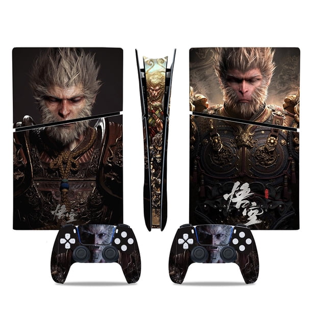 Fundas Protectoras para Consola Y Controlador Pegatina Piel Cubierta Myth Wukong Vinilo Cuerpo Entero Antiarañazos A Prueba Polvo Controladores Digitales Slim Disc Color