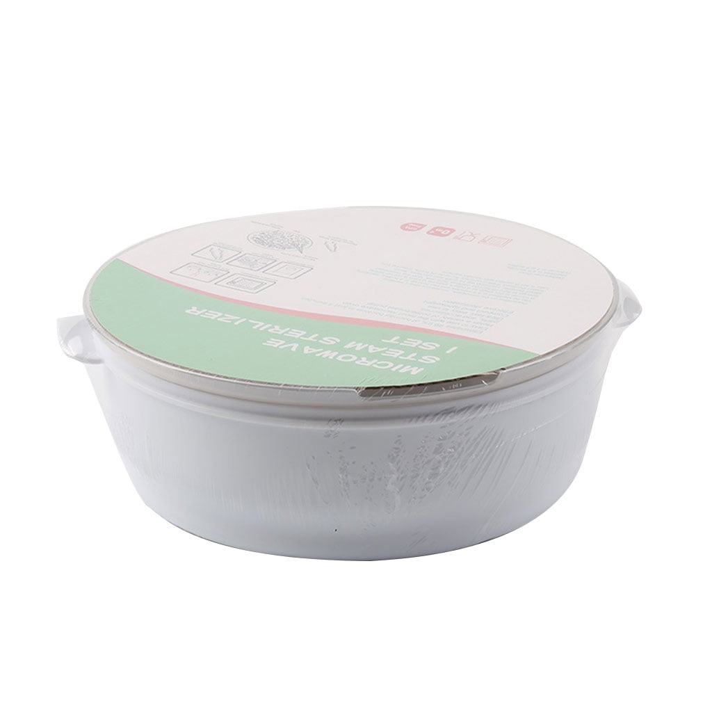 BYDOT Baby Bottle Microwave Steam Sterilizer Pacifier Holder Storage