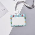 thumbnail image 6 of Susaid Modern Ice Cream Print ID Badge Holder with Double-Sided Windows Horizontal Hard Plastic Case Black Card Protector Pouch for Office School ID Credit Cards, 6 of 7