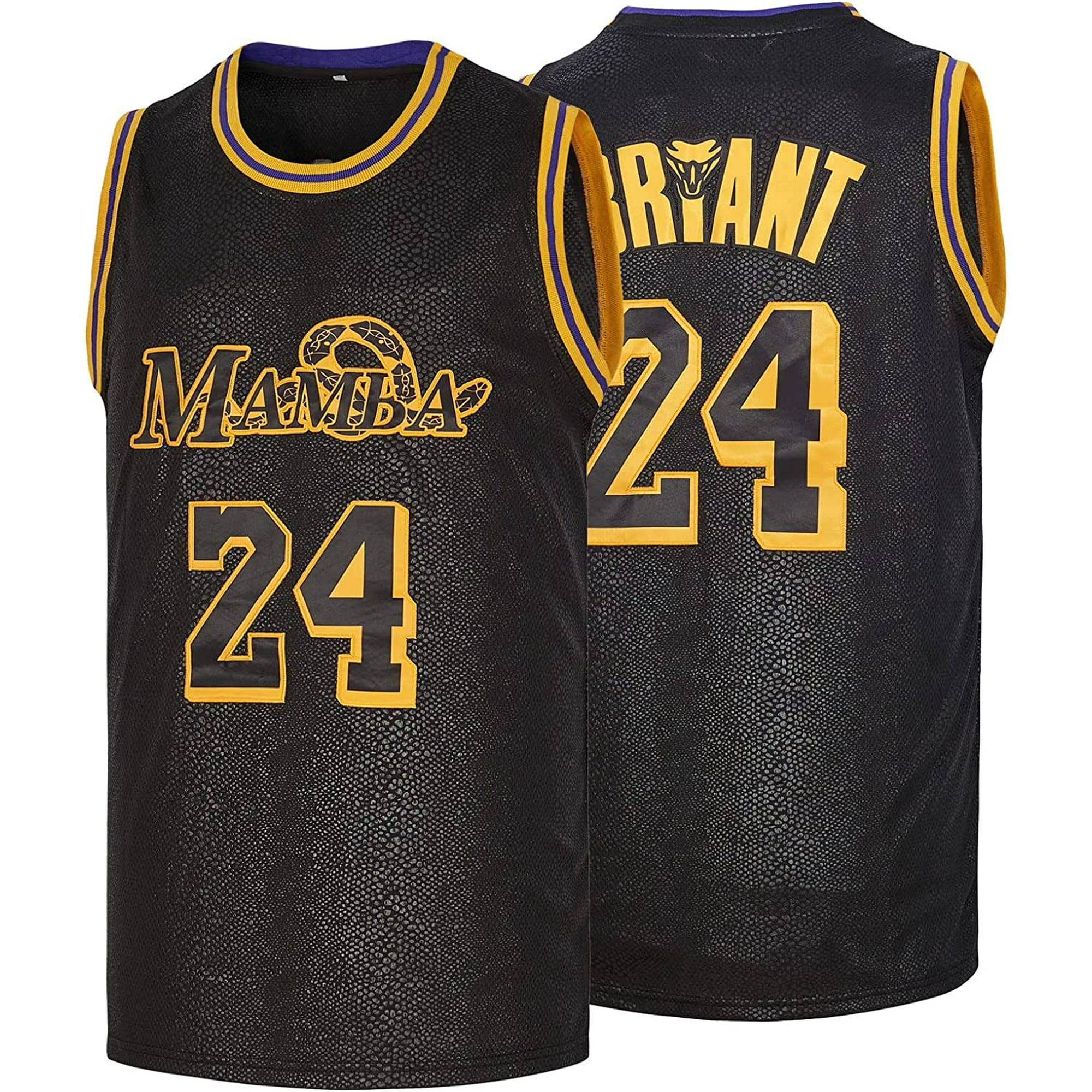 Youth #24 Mamba Jersey Kids #8 Basketball Jersey Hip Hop Clothing for Party  Large (8)