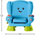thumbnail image 5 of Fisher-Price Laugh & Learn Smart Stages Chair Electronic Learning Toy for Toddlers, Blue, 5 of 7