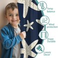 thumbnail image 3 of Blackout Kids Curtains,Summer Ocean Starfish Childrens Insulated Curtains Set Of 2,Bedroom Essentials,Toddler Room Decor 42x54in(106x137cm), 3 of 4