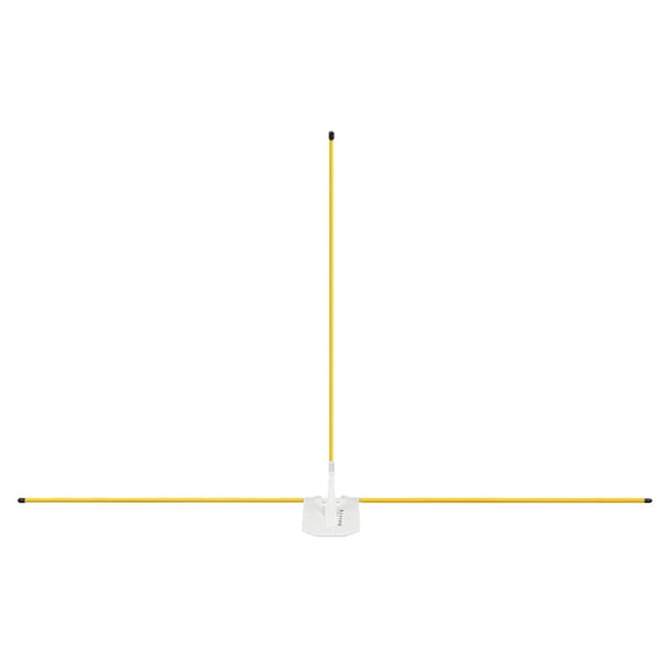 Palos de alineación de golf, palos de práctica de golf, conexión cruzada, entrenador de swing completo Amarillo
