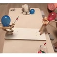 thumbnail image 3 of 2 Players Balloon Bamboo Man Battle - Handmade Wooden Fencing Puppets For Thrilling 2 Player Battles - Fast-paced Balloon Fight Party Game, 3 of 5