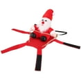 thumbnail image 3 of Pet Clothes with Bell Santa Claus Riding TeqHome Dog Santa Costume Christmas Pet Cosplay Costumes with Adjustable Straps for Small Dogs Cats S, 3 of 9