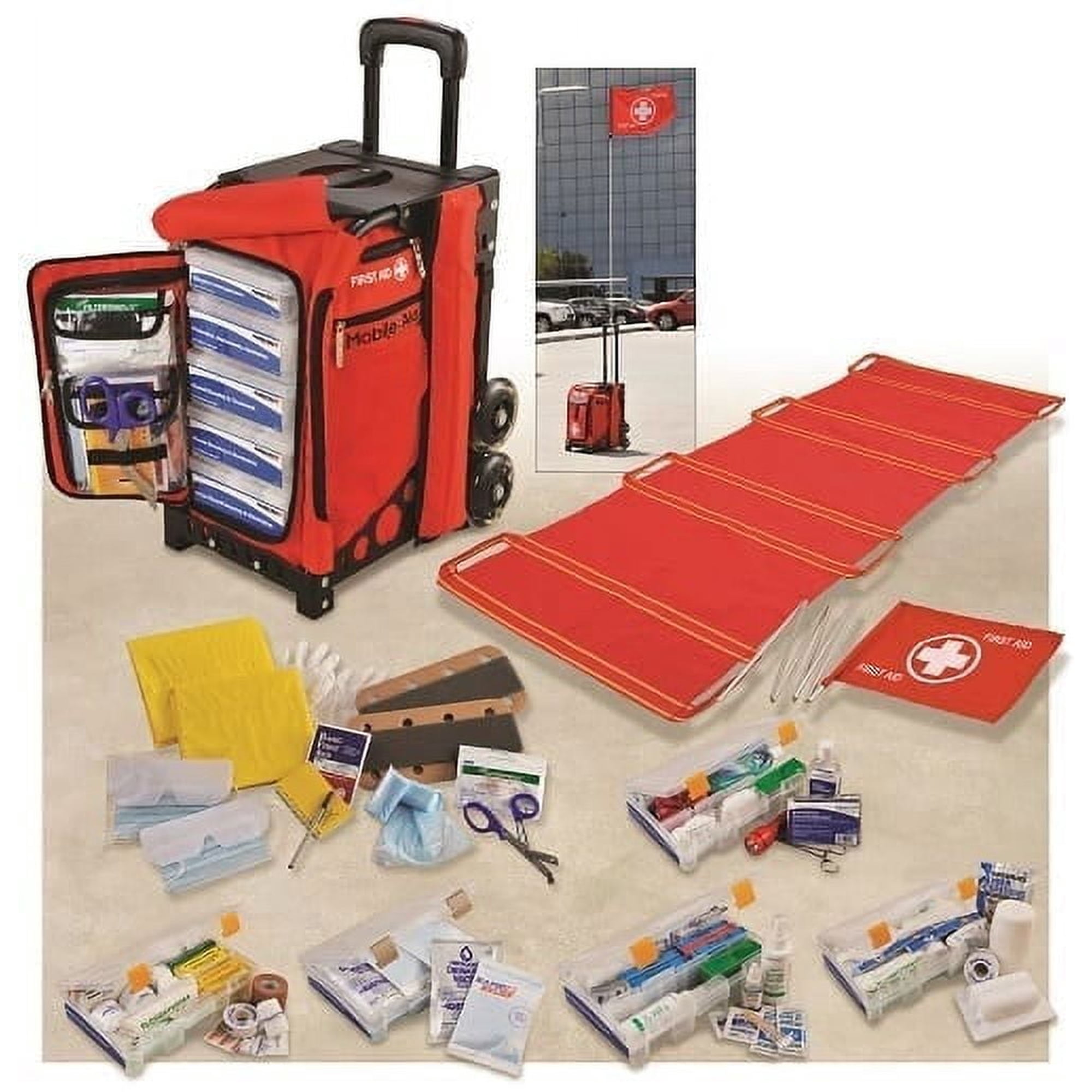 MobileAid® Easy-Roll Trauma First Aid Station