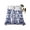 Blue, variant on Blue Spring Floral Twim Size Flat Sheet, Wrinkleproof & Fadeproof Cooling Flat Bed Sheet Only, Summer Botanical Farmhouse Breathable Soft Bedding Top Sheets 66 x 96 Inches
