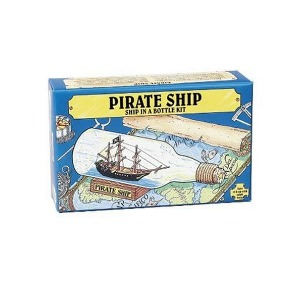 Pirate Ship in a Bottle Kit - Includes All Parts to Create a Mini Ship in a Bottle - VERY Challenging, Are You up for It?