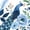 Peacock, variant on Where The Polka Dots Roam Light Floral Bedsheets Twin Size, Super Soft Wrinkle Resistant Bedding Set for Boho Room Décor, Premium Floral White Twin Bed Sheets for Girls, Teens and Master Bedrooms