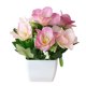 thumbnail image 2 of Gwong Decoración hogareña Plástico Artificial Rose Flor Planta Potted Bonsai Garden Fiesta Adorno de mesa Gwong 21053801, 2 of 7