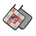 thumbnail image 2 of Carolines Treasures CK5134PTHD Munchkin Cat Love Pair of Pot Holders, 7.5HX7.5W, multicolor, 2 of 4