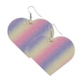 thumbnail image 1 of Qarigey Pendientes con purpurina en forma de corazón, colgantes de oreja, joyería exagerada de colores mezclados, elementos colgantes, Ropa, zapatos y accesorios Miscelánea Vistoso, 1 of 6