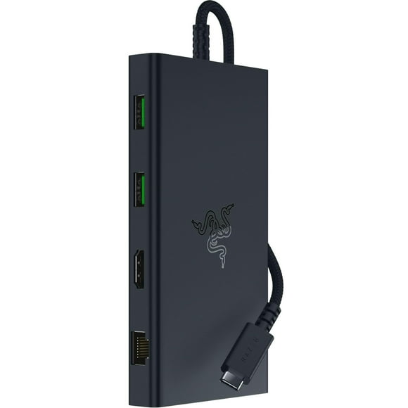 Razer USB C Dock 11-Port Travel Charging Station for Windows Mac Laptop iPad Surface Chromebook Galaxy Tab: Type C, HDMI, Ethernet, MicroSD