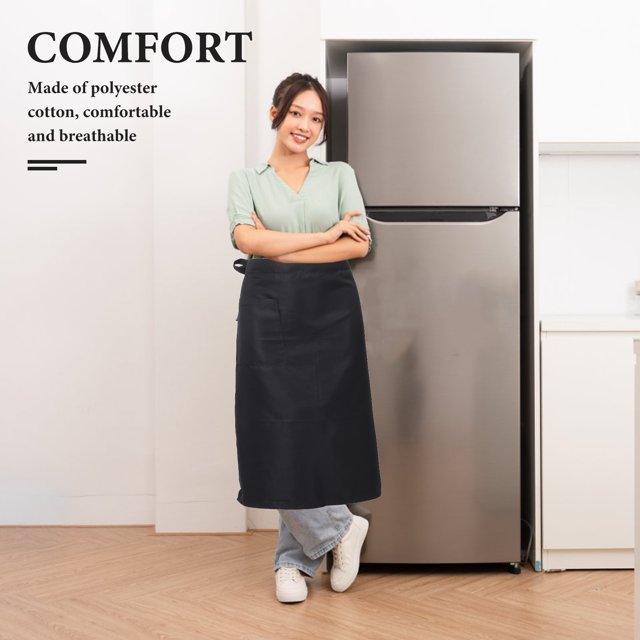 unbranded Delantal Corto Para Cocina Y Servicio En Restaurantes Con Ajuste Ajustable Y Profesional