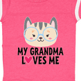 thumbnail image 4 of Inktastic Grandma Loves Me Girls Baby Bodysuit, 4 of 5