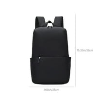 Solid Color Small Backpack Men's and Women's Casual Shoulder Bag Outdoor Travel Backpack Large Capacity Backpacks Small Backpack Men's and Women's Casual Shoulder Bag Outdoor Trave