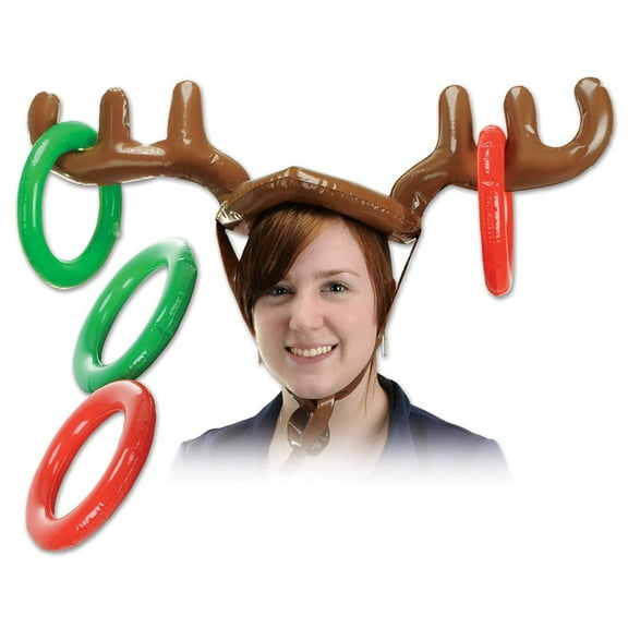 Inflatable Reindeer Ring Toss Game