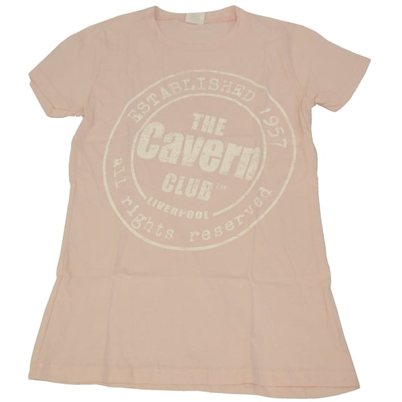 The Cavern Club Liverpool Beatles Pink Short-Sleeve Women's T-Shirt - Medium- by Bay Island Sportswear