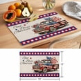 thumbnail image 6 of Independence Day Placemats Set of 1, Red Truck Flower US Flag Non-Slip Place Mats Washable Table Mats for Kitchen Dining Table Decorations Indoor/Outdoor, 6 of 9
