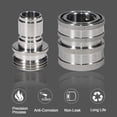 thumbnail image 2 of YAMATIC Water Hose Fittings Stainless Steel Garden Hose Quick Connect Water Hose Fittings - 3/4" Thread - Durability and Leak Free Upgrade, 2 of 6