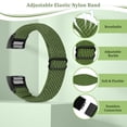 thumbnail image 6 of Elastic Bands Compatible with Fitbit Charge 2 Band, Solo Loop Stretchy Nylon Wriststrap for Charge 2 Women Men, 6 of 7
