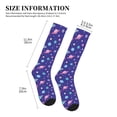 thumbnail image 2 of Lsque Space Pattern Sport Compression Socks for Men & Women 15-20 mmHg Knee High Nurse Pregnant Running Medical and Travel Athletic, 2 of 6