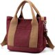thumbnail image 1 of LHSHID Handbag for Women Small Multi-Pockets, Canvas Mini Tote Shoulder Bags with Zipper, Satchel Hobo Bag for Travel Work, 1 of 8