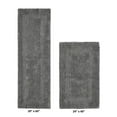 thumbnail image 2 of Better Trends Bathroom Rug 2 Piece Set 100% Cotton Soft Luxury Bath Rug Water Absorbent Reversible Machine Washable Runner Mat for Bathroom, Bathtub, Laundry Room 24”x40”|20”x60” Gray Lux Collection, 2 of 4