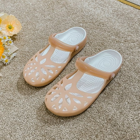 

Women‘s Breathable Holes Jelly Sandals Non-slip Platform Clogs Women‘s Footwear