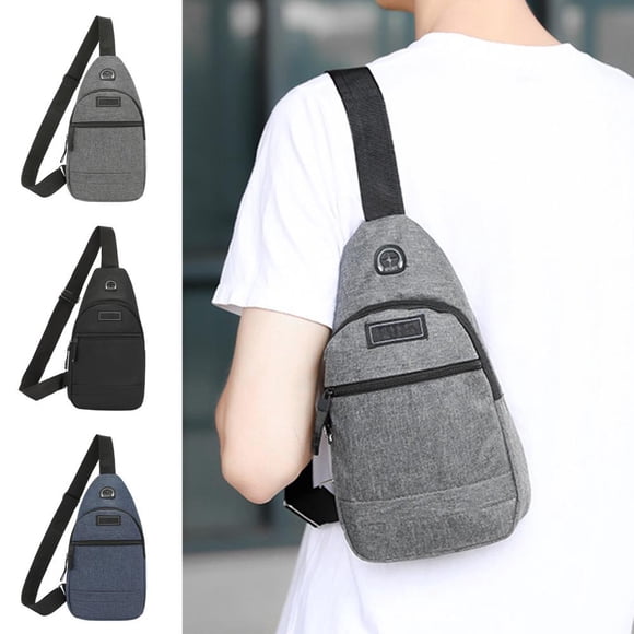 Feltree Men'S Crossbody Bag with Large Capacity, Lightweight and Durable for Travel, Work, School and Daily Use