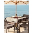 thumbnail image 3 of Outdoor Tablecloths with Umbrella Hole & Zipper, Texas Star Vintage 54x54 Inch Square Tablecloths, Red Berry Retro Art Farmhouse Waterproof Table Cloth, Patio/Pool/Picnic Table Covers, 3 of 8