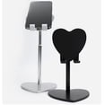 thumbnail image 6 of Desktop Foldable Metal Phone Holder Heart Shaped Tablet Mount Support Adjustable Angles Shockproof For Watching Videos, 6 of 9