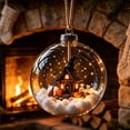 thumbnail image 6 of sruoe Halloween Mini Scene Bauble, Pumpkin Witch Clear Ornament, Halloween Home Decor, Halloween Indoor Decor for Mantel Porch Wall, 6 of 6