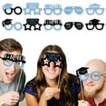 thumbnail image 2 of Big Dot of Happiness 2026 Light Blue Graduation Glasses - Paper Card Stock Party Photo Booth Props Kit - 10 Count, 2 of 5