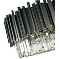 thumbnail image 3 of Design Living 8-Light Black Chandelier With Clear Hanging Crystals, 3 of 6