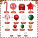 thumbnail image 2 of Kit de arco de guirnalda de globos de Navidad JAMW 112 piezas 12 10 5 Juego de decoraciones rojo verde blanco Sencillez, 2 of 5