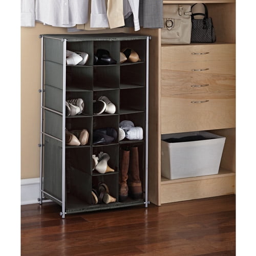 Mainstays Shoe and Boot Rack, Grey Flannel