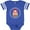 Football Blue and White, variant on Inktastic Matryoshka Russian Cute Pink Nesting Doll Girls Baby Bodysuit