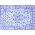thumbnail image 1 of Ahgly Company Indoor Rectangle Persian Blue Traditional Area Rugs, 3' x 5', 1 of 4