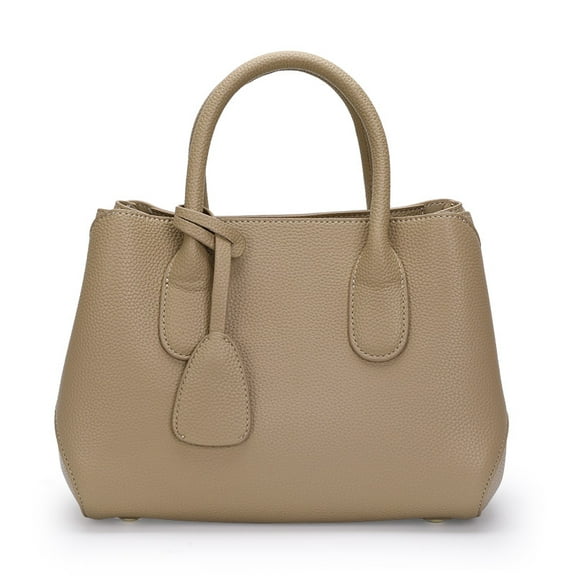 Aidrani genuine leather light luxury women's handbag casual versatile solid color soft cowhide single shoulder crossbody commuting bag