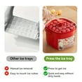thumbnail image 6 of 1pc manual ice maker - double-layer pressure ice cube mold, food grade plastic refrigerator tray, ice box can make 48 ice cubes at once, suitable for , gatherings, and outdoor camping, easy to use, 6 of 8