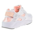 thumbnail image 3 of Nike Huarache Big Kids Running Shoes White/Crimson Tint 654280-110, 3 of 6