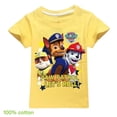 thumbnail image 4 of Nueva camiseta de la Patrulla Canina para niños, camiseta de manga corta de algodón con patrón canino de la Patrulla de dibujos animados de Anime, camisetas informales para niño y niña, regalo 2, 4 of 5