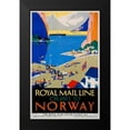 thumbnail image 2 of Padden, Daphne 10x14 Black Modern Framed Museum Art Print Titled - Royal Mail Cruises / Norway, 2 of 5