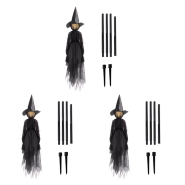 relayinert Multi Functional Scene Props Arrangement For Halloween Holding Hands With Witches Props And Lawns. 3Set