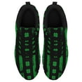 thumbnail image 2 of St Patricks Day Shoes for Women Breathable Running Sneakers Men Green Four Leaf Clover Shoes for Irish Festival Gift Black Size 10.5, 2 of 5