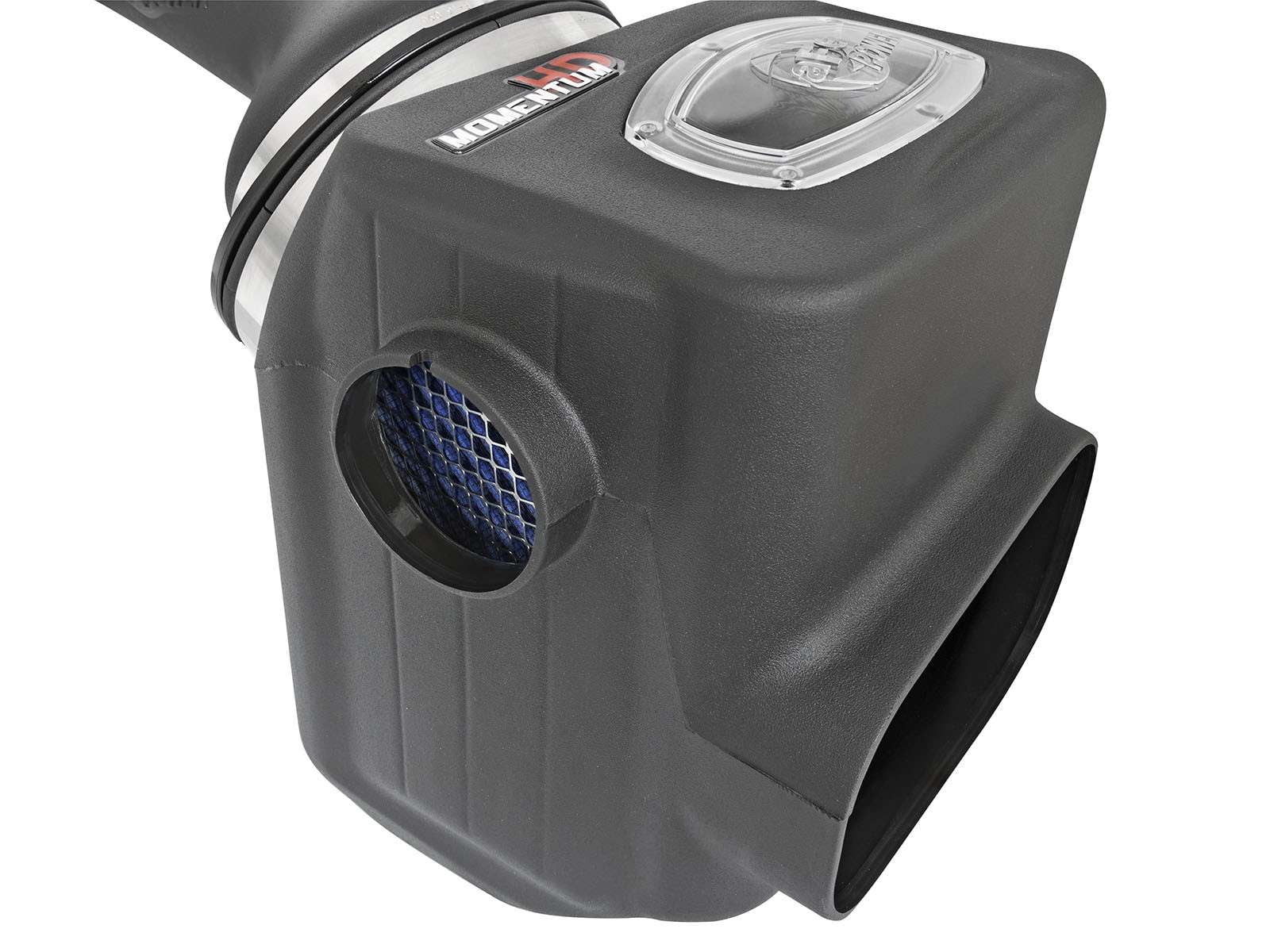aFe Power 50-76105 Momentum HD Pro 10R Air Intake System; Incl. Air Filter/1-Piece Sealed Housing w/Auxiliary Air Scoop/Roto-Molded Intake Tube/Hardware; +9 HP/+15 Lbs. x Ft. Torque;