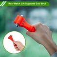 thumbnail image 2 of Unique Bargains Universal Car Safety Hammer Glass Breaker Urgent Escape Tool Gray Red, 2 of 6
