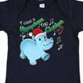 thumbnail image 4 of Inktastic I Want a Hippopotamus for Christmas Hippo in Santa Hat Boys or Girls Baby Bodysuit, 4 of 5
